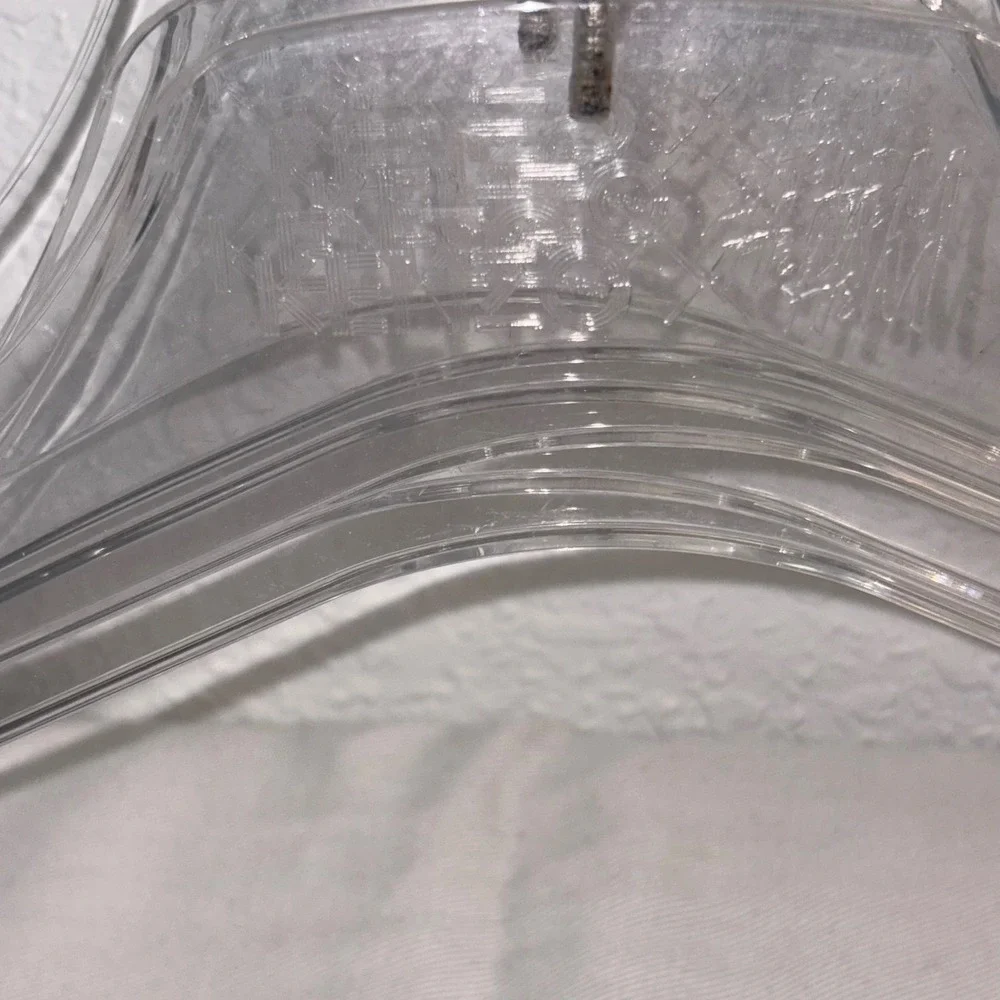 KENZO x H&M Clear Plastic Hangers Set of 6 Designer Collaboration